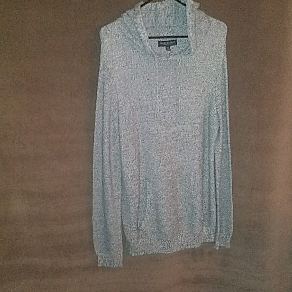 Knit hoodie